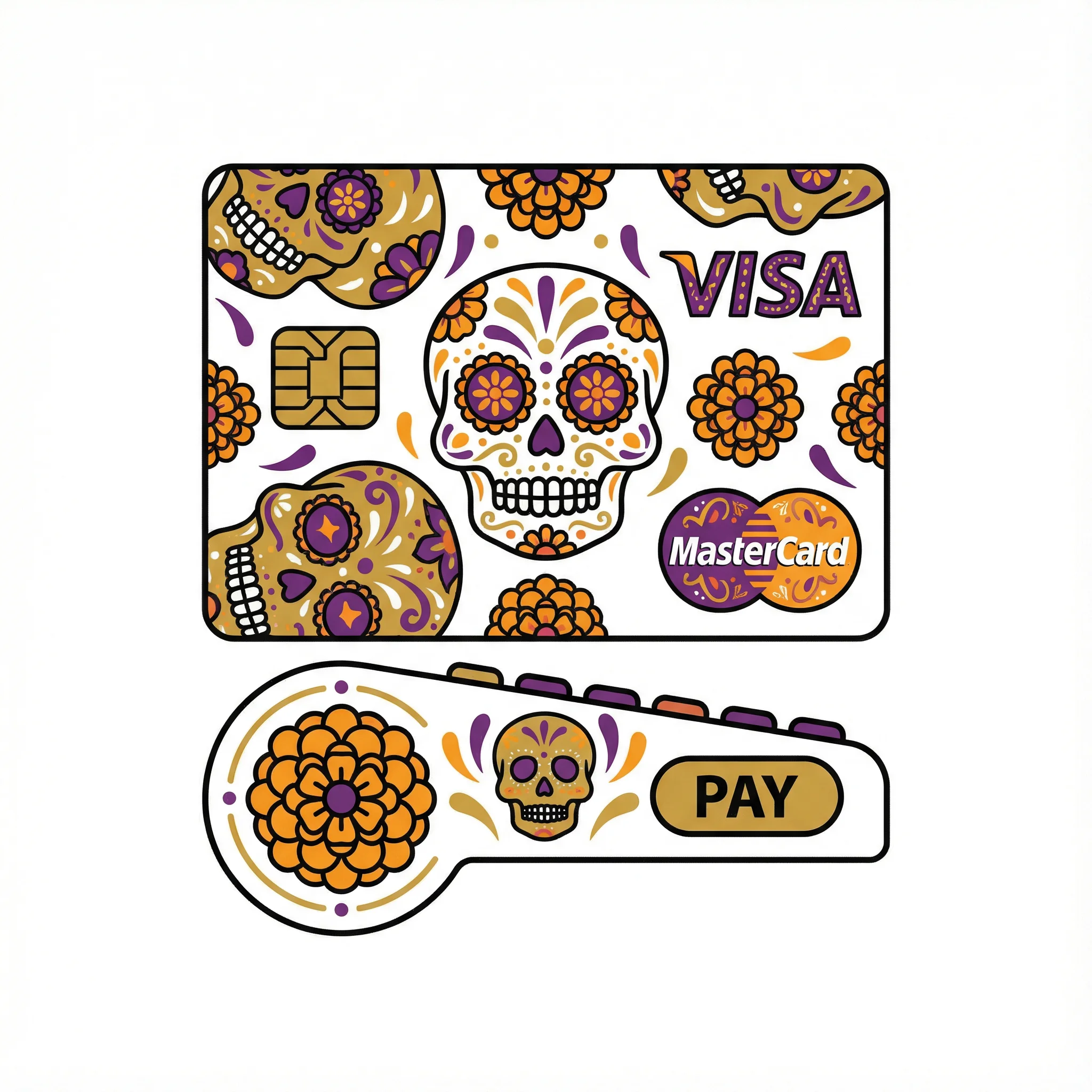 Tarjetas de crédito y débito Visa Mastercard